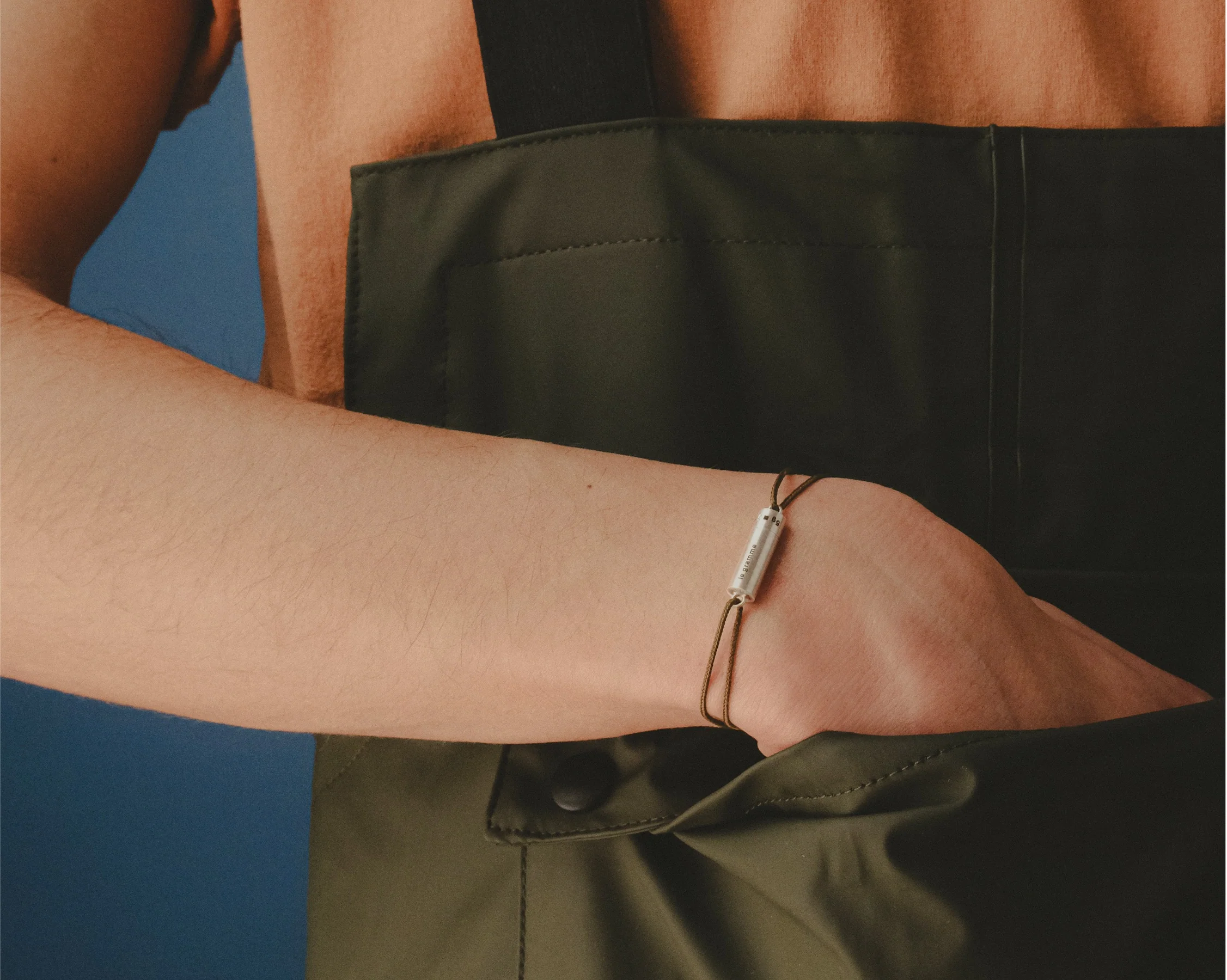 bracelet cordon câble kaki le 5g - Image 3