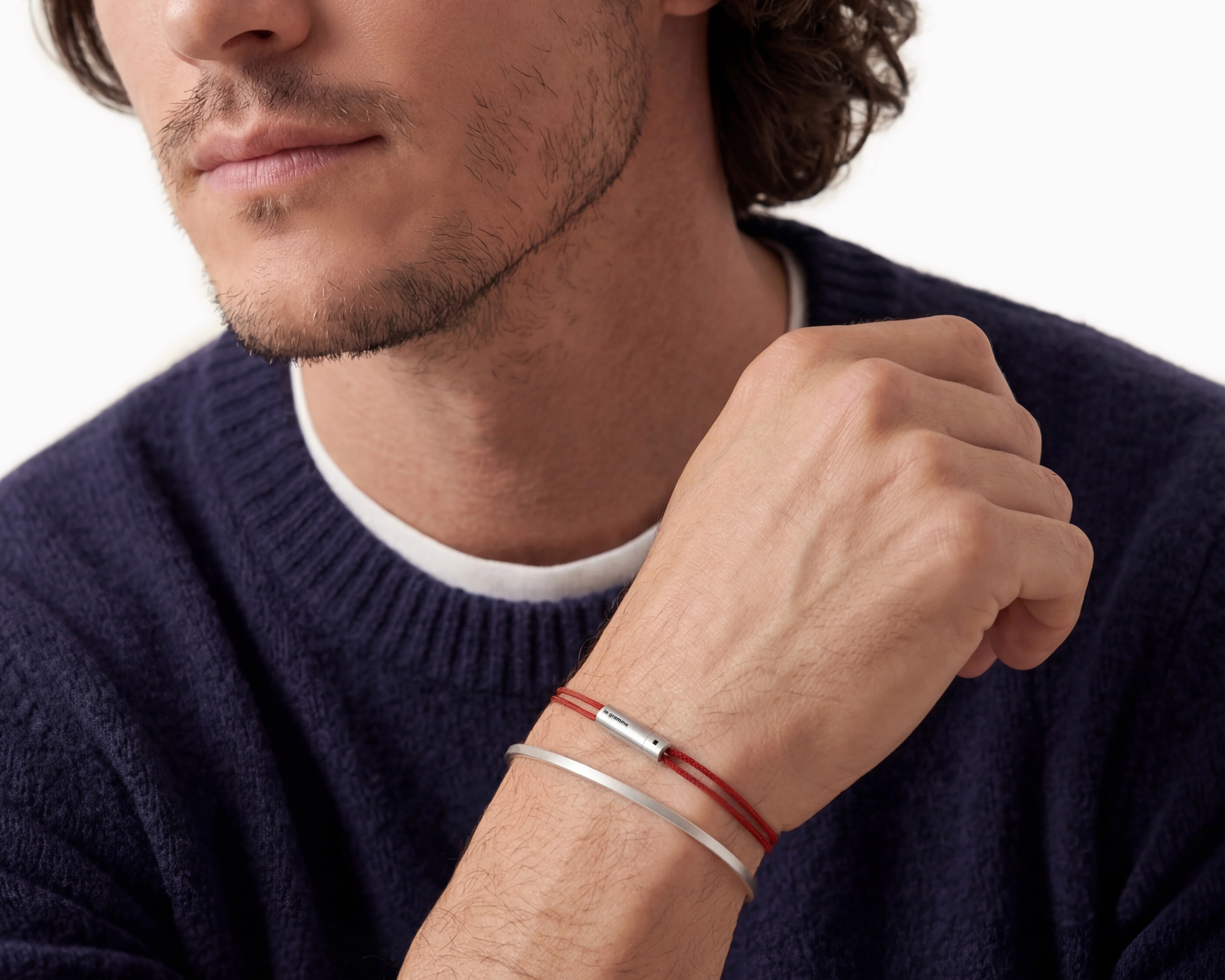 bracelet cordon câble rouge le 5g - Image 3